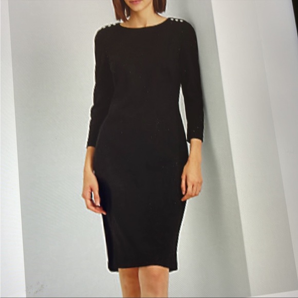 Lauren Ralph Lauren Slim Fit Fern Green NWT Dress - Picture 2 of 6